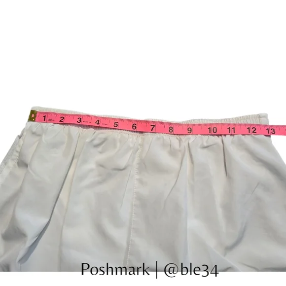 Nike White Tempo Running Shorts - Picture 4 of 7